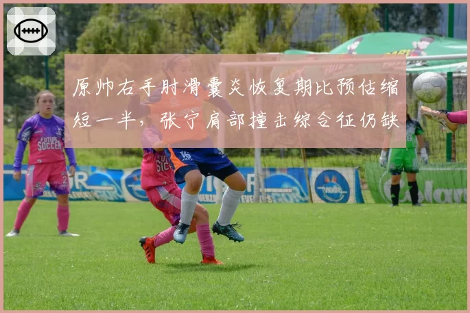 原帅右手肘滑囊炎恢复期比预估缩短一半，张宁肩部撞击综合征仍缺对抗训练